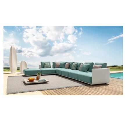 Comfortable Fully Upholstered Outdoor Luxury L-Shaped Sofa