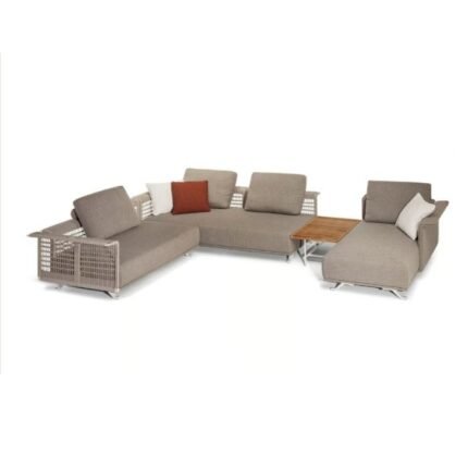 Comfortable Gray Multi-Shaped Garden Sofa