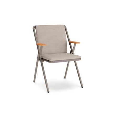 Gray Folding Outdoor Chair