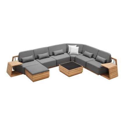 Gray Garden Luxury Sofa