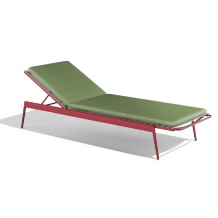 Green&Red Single Outdoor Sunbed