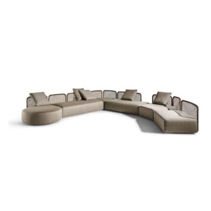 Luxury Cozy Open Air Brown Set