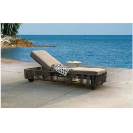 Luxury Modern Beach Recliner Fabric Sunlounger