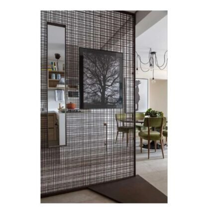 Modern Black Metal Screen Partition