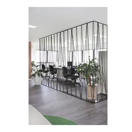 Modern Luxury Black Steel Room Divider