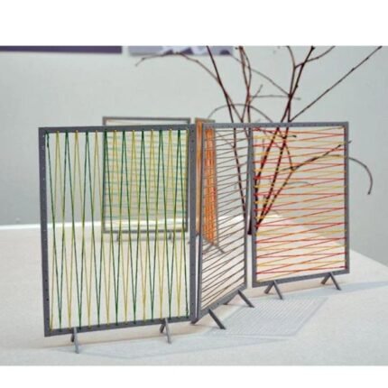 Modern Metal&String Multicolor Partition Screen