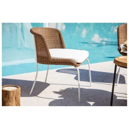 Modern Patio Executive Brown&White Chair