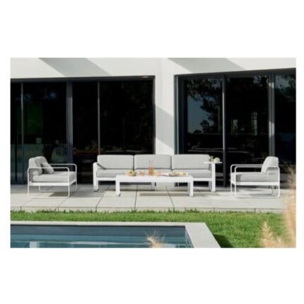 Outdoor Metal Modern Set