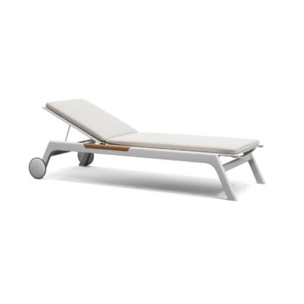 Single Modern Movable Beach Outdoor Lounger