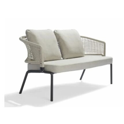 Two Seater Beige Luxury Outdoor Sofa