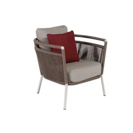 Upholstered Contemporary Outdoor Armchair