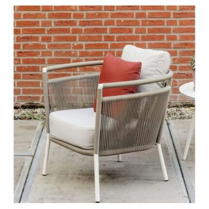 Upholstered Contemporary Outdoor Armchair